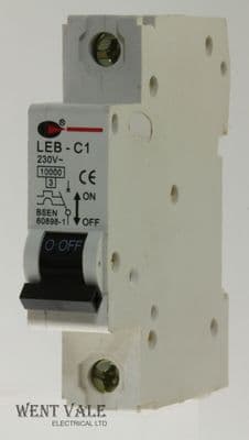 CGD LEB 1C1 - 1a Type C Single Pole MCB Unused