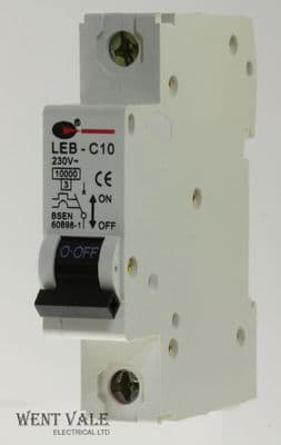 CGD LEB 1C10 - 10a Type C Single Pole MCB Unused