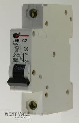 CGD LEB 1C2 - 2a Type C Single Pole MCB Unused