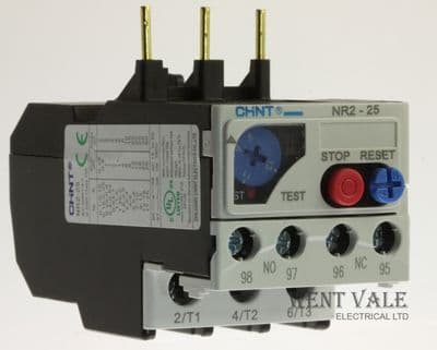 Chint NR2 -25  268095 - 16a Thermal Overload Relay with 9a to 13a Overload Range