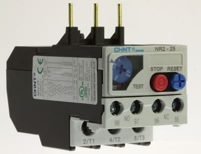 Chint NR2 -25  268131 4a Thermal Overload Relay with 1.6a to 2.5a Overload Range