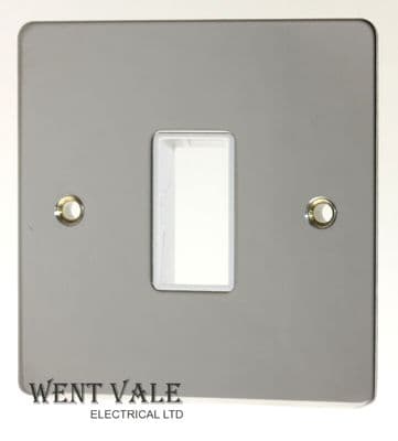 Click Define Flat Plate - FPCH401WH - 1 Gang 1 Module Mini-Grid Front Plate