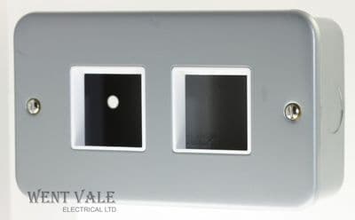 Click Essential Metalclad - CL404 - 2g Surface Mounted Box for MiniGrid Modules