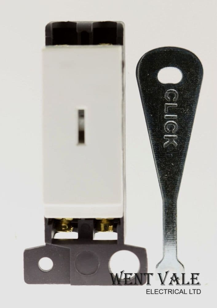 Click Mini-Grid - MD003WH - 10ax Two Way Ingot Key Switch Module with ...