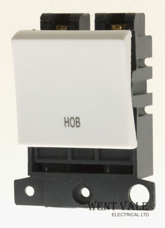 Click Mini-Grid - MD022PWHB - 20ax Double Pole Wide Mini Grid Switch ...