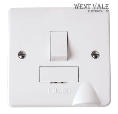 Click Mode CMA051 13A D/Pole Switched Fused Connection Unit Bottom F/Outlet New