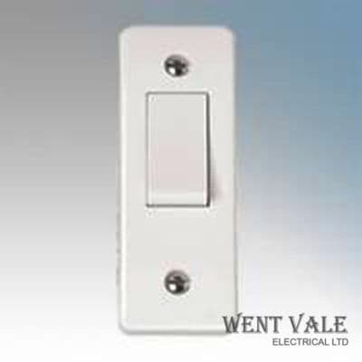 Click MODE CMA171 - 10a 1 Gang 2 Way Architrave Plate Switch New