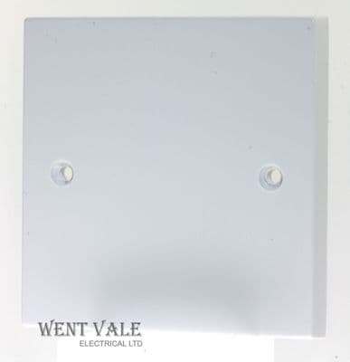 Click Polar PRW060 - One Gang White Moulded Blank Plate New