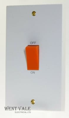 Click Polar PRW202 - 45a Double Pole Control Switch New