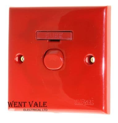 Clipsal - E31GFSG - Red 13a Switched Fused Connection Unit