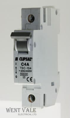 Clipsal TSC-104 - 4a Type C Single Pole MCB Unused
