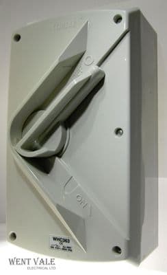 Clipsal Weathershield - WHC363 - IP66 63a 415V Surface Triple Pole Isolatotor