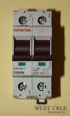 Contactum C1002SW - 100a Switch Disconnector Used