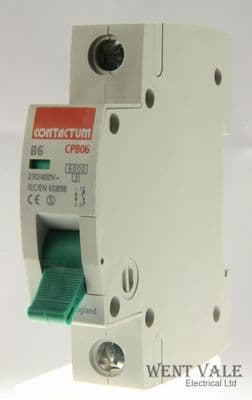 Contactum CP Range - CPB06-B6/1 - 6a Type B Single Pole MCB Unused