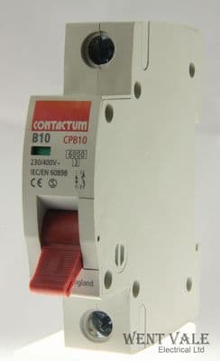 Contactum CP Range - CPB10-B10/1 - 10a Type B Single Pole MCB Un-used