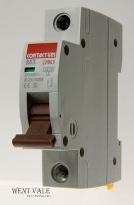 Contactum CP Range - CPB63-B63/1 - 63a Type B Single Pole MCB Un-used
