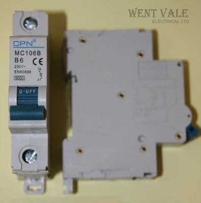 CPN MC106B - 6a Type B Single Pole MCB Used