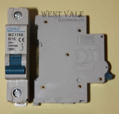 CPN MC116B - 16a Type B Single Pole MCB Unused