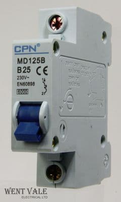CPN MD125B - 25a Type B Single Pole MCB Unused