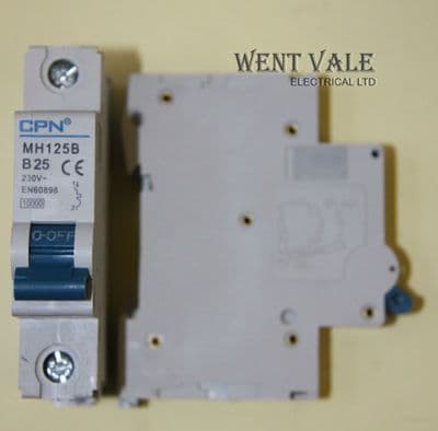 CPN MH125B - 25a Type B Single Pole MCB New