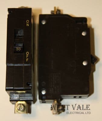 Crabtree C50 - 51/30 - 30a Type 2 Single Pole MCB Used