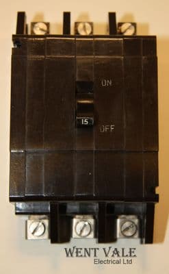 Crabtree C50 - 53/05 - 5a Type 2 Triple Pole MCB Unused in Box