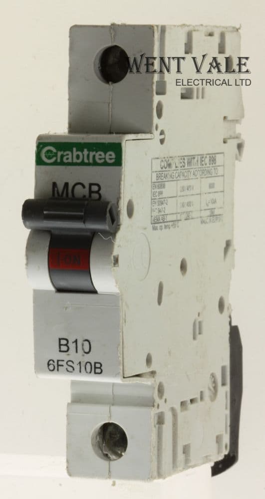 Crabtree MCB Sortiment – B6, B10, B16, B20, B32, B40 – Gebrauchte Sicherungsautomaten Aus UK
