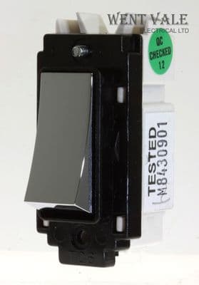 Crabtree Rockergrid - 4450/6HPC - 20a 1 Way Grid Switch Module with HPC Rocker