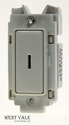 Crabtree Rockergrid - 4551 - 20a Two Way Key Grid Switch Module Unused