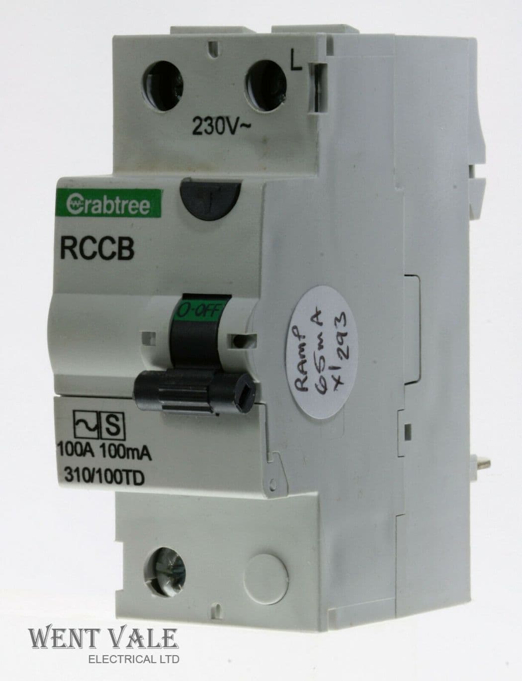 Crabtree Starbreaker 310/100TD - 100a 100mA S-Type Time Delay Main ...