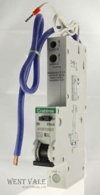 Crabtree Starbreaker - 61/B10630 - 6a 30mA Type B Single Pole RCBO BNIB