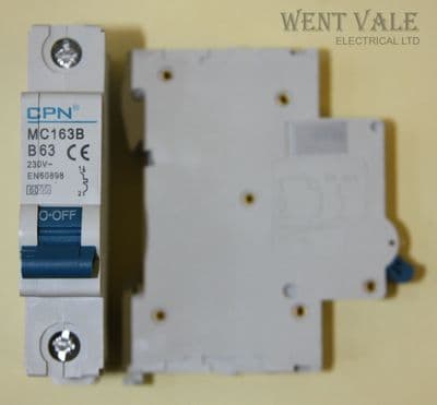 Cudis CPN MH163B - 63a Type B Single Pole MCB New