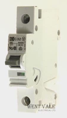 Cutler Hammer - SPCL1C32 - 32a Type C Single Pole MCB Used