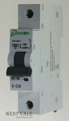 Danson Elegant Range - E-DBYB116 - 16a Type B Single Pole MCB Unused