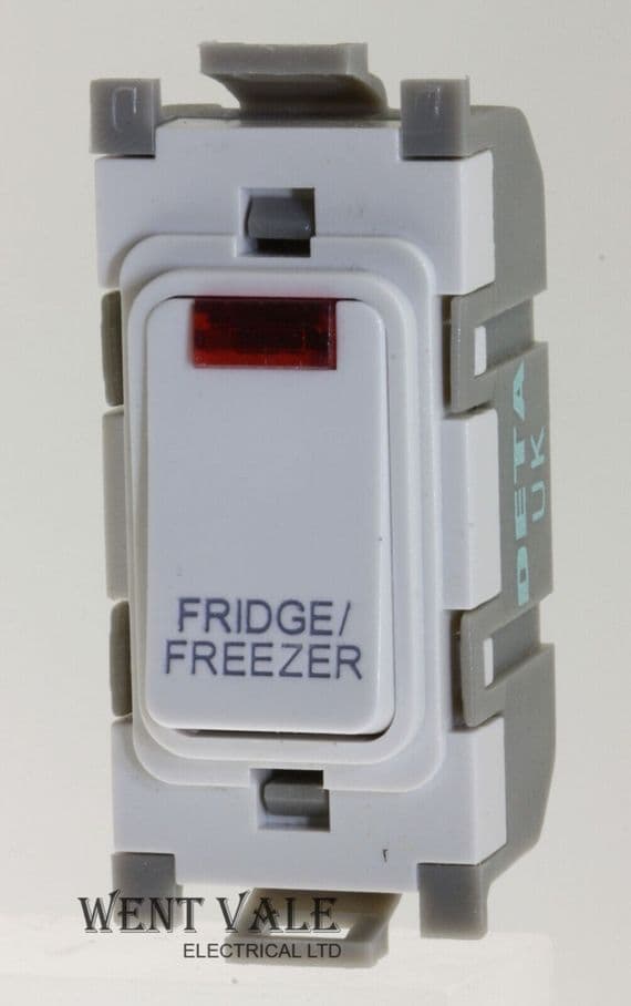 Deta Grid Switch - G3582 - 20a D/Pole Grid Switch Module Neon 
