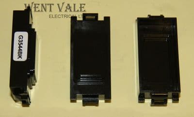 Deta Gridswitch - G3544BK - Black Grid Switch Blank Module New