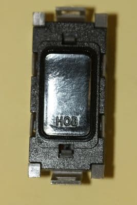 Deta Gridswitch - G3552BK - Black 20a Double Pole Grid Switch Module Hob New