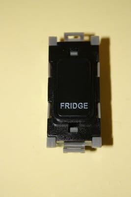 Deta Gridswitch - G3557BK - Black 20a Double Pole Grid Switch Module Fridge New