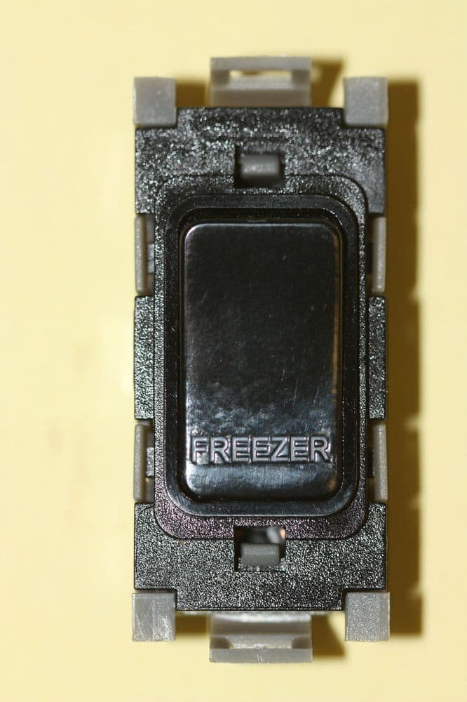 Deta Gridswitch - G3558BK - Black 20a Double Pole Grid Switch Module ...