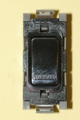 Deta Gridswitch - G3558BK - Black 20a Double Pole Grid Switch Module Freezer New