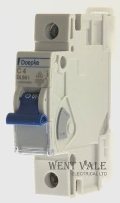 Doepke DLS 6i/C4 - 4a Type C Single Pole MCB Unused