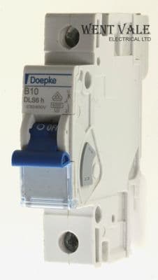 Doepke DLS6 h B10 - 10a Type B Single Pole MCB Used