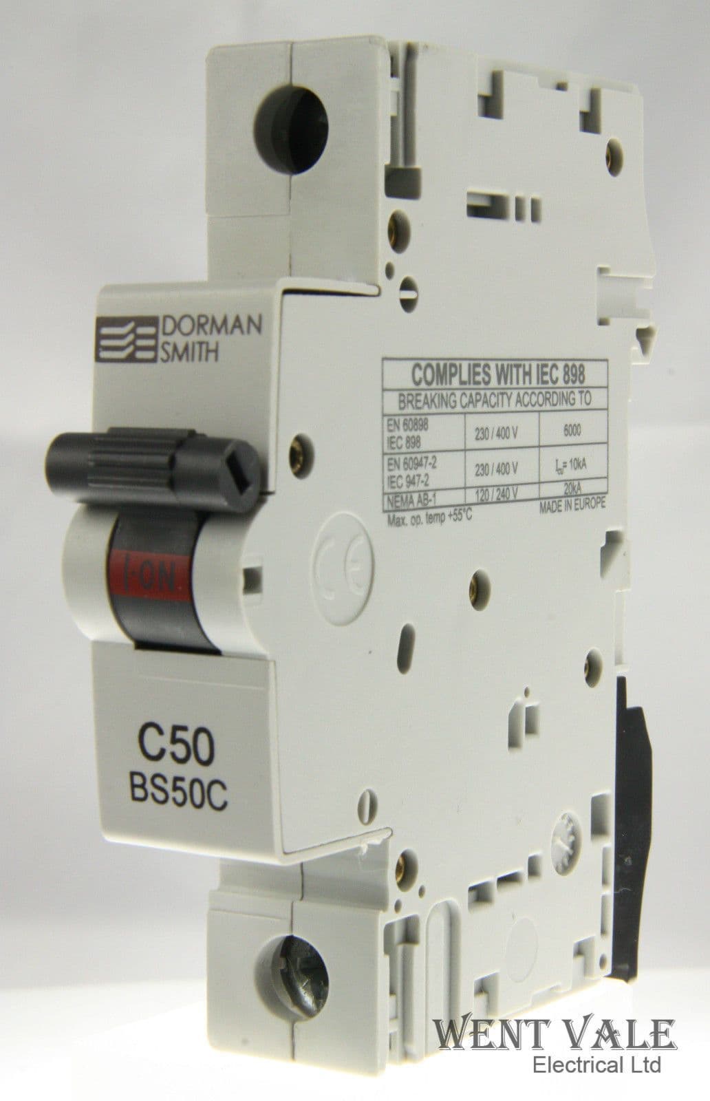 Dorman Smith Loadlimiter - BS50C - 50a Type C Single Pole MCB Un-used - Foto 12