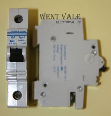Dorman Smith Loadlimiter - T062 - 6a Type 2 Single Pole MCB Used