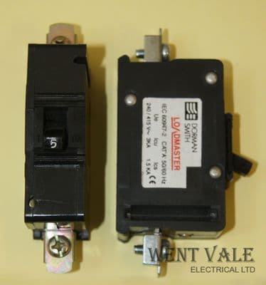Dorman Smith Loadmaster Range - 5a Type 1 Single Pole MCB Used