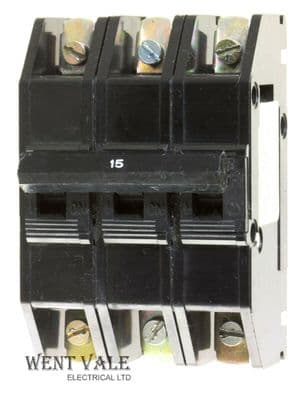 Dorman Smith Loadmaster Series 15 Range - LM3P15 - 15a Type 3 Triple Pole MCB