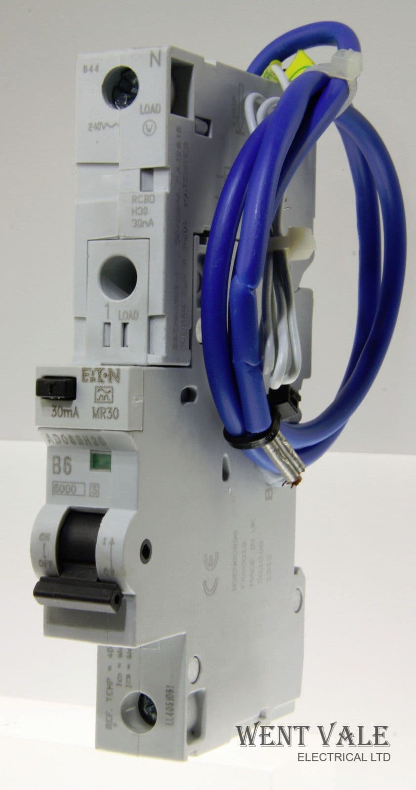 Eaton Memshield 2 - AD06BH30 - 6a 30mA Type B Single Pole RCBO Used