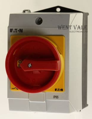 Eaton - T0-3-15680/I1/SVB - 20a IP65 Surface Mount T/Pole and Neutral Switch Disconnector/Isolator