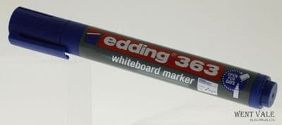 Edding 363 BLUE Whiteboard Board Marker Pen - Dry Wipeable 1-5 mm Chisel Nib