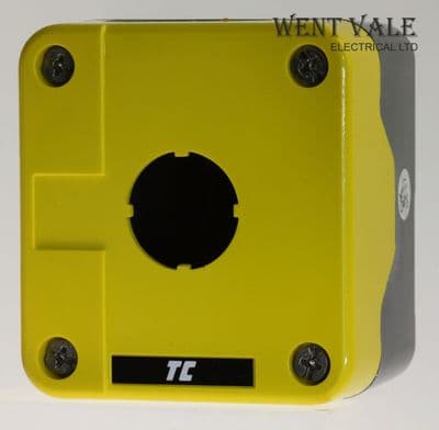 Europa Components - RC1PY - Empty Control Station Box and Cover with 22.5mm Hole